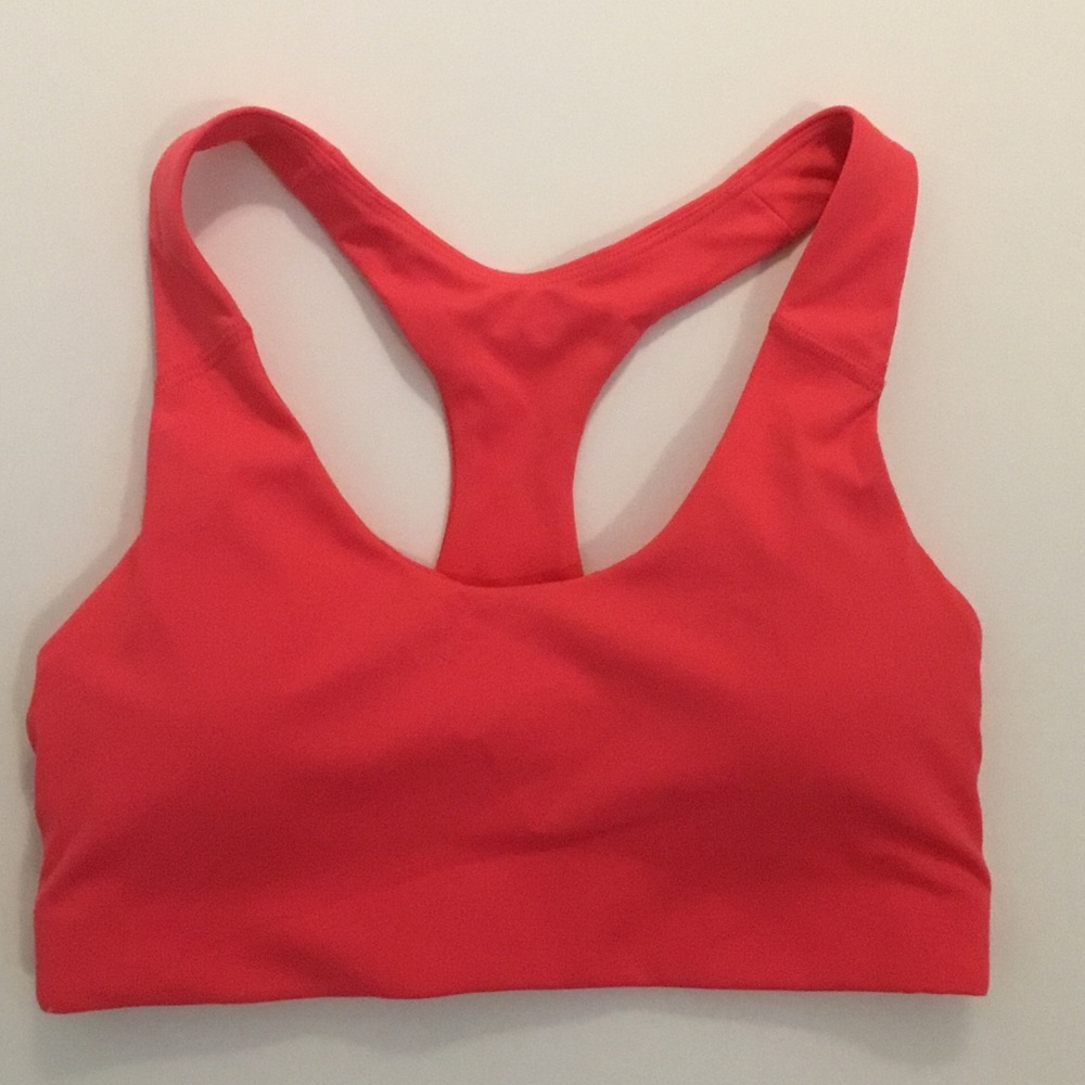 Old Navy ACTIVE Powersoft Go Dry Coral Sports Bra Sz M